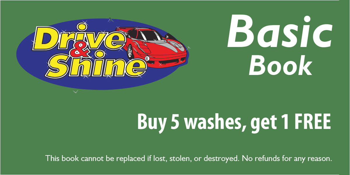 Ruby Book, buy 5 washes get 1 free