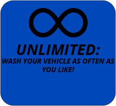 UNLIMITED:Wash your vehicle as often as you like!