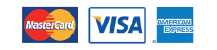 MasterCard, Visa, American Express